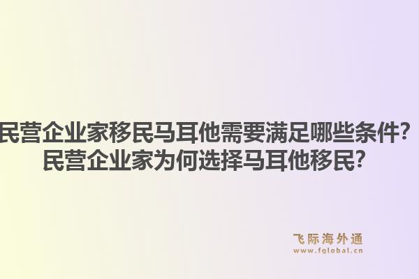 民营企业家移民马耳他需要满足哪些条件？民营企业家为何选择马耳他移民？1.jpg