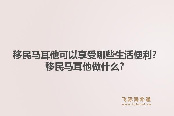 移民马耳他可以享受哪些生活便利？移民马耳他做什么？1.jpg