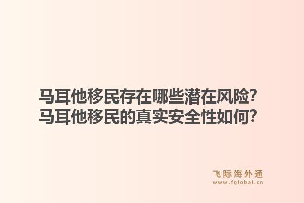 马耳他移民存在哪些潜在风险？马耳他移民的真实安全性如何？1.jpg