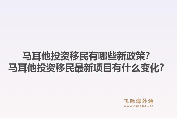 马耳他投资移民有哪些新政策？马耳他投资移民最新项目有什么变化？1.jpg