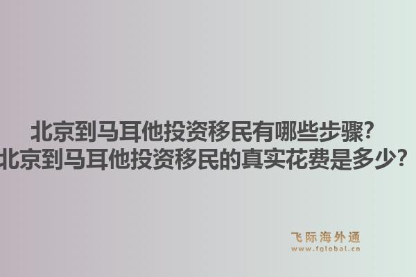 北京到马耳他投资移民有哪些步骤?北京到马耳他投资移民的真实花费是多少?1.jpg