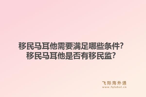移民马耳他需要满足哪些条件?移民马耳他是否有移民监?1.jpg