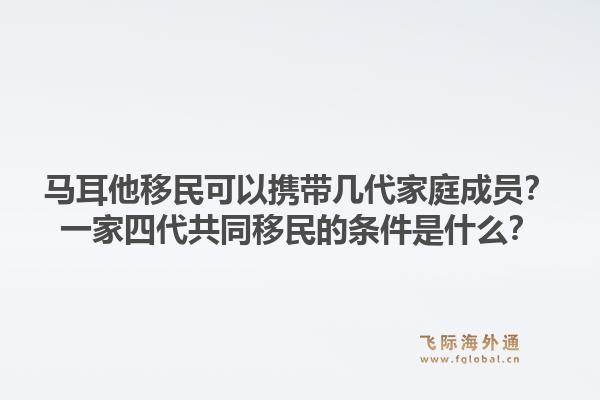 马耳他移民可以携带几代家庭成员？一家四代共同移民的条件是什么？1.jpg