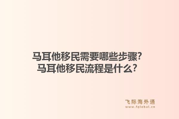 马耳他移民需要哪些步骤？马耳他移民流程是什么？