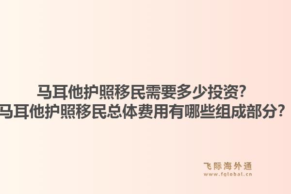 马耳他护照移民需要多少投资?马耳他护照移民总体费用有哪些组成部分?1.jpg