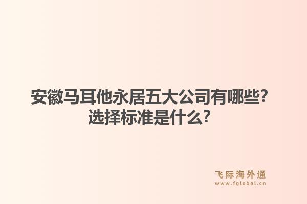 安徽马耳他永居五大公司有哪些？选择标准是什么？1.jpg