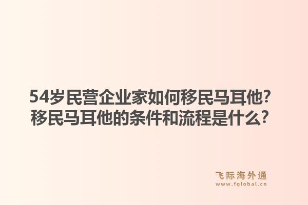 54岁民营企业家如何移民马耳他？移民马耳他的条件和流程是什么？1.jpg
