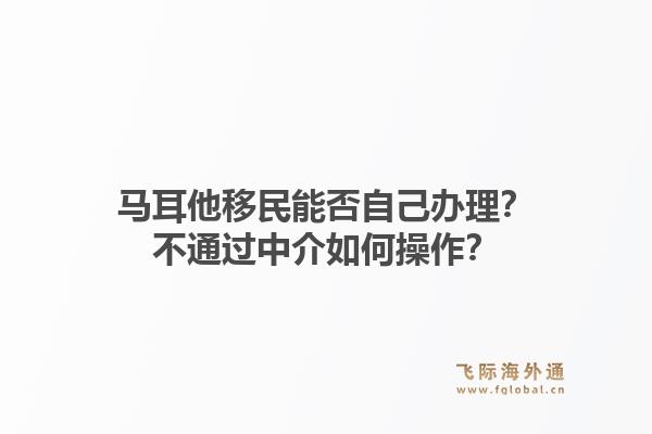 马耳他移民能否自己办理？不通过中介如何操作？1.jpg