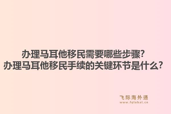 办理马耳他移民需要哪些步骤？办理马耳他移民手续的关键环节是什么？1.jpg