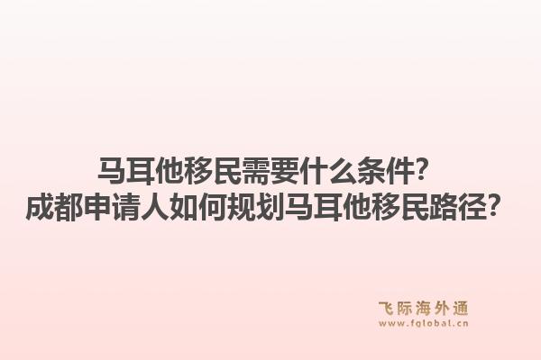 马耳他移民需要什么条件？成都申请人如何规划马耳他移民路径？