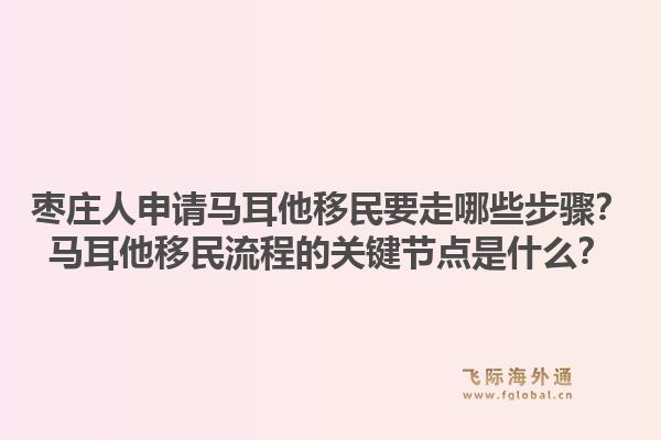 枣庄人申请马耳他移民要走哪些步骤？马耳他移民流程的关键节点是什么？
