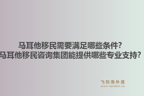 马耳他移民需要满足哪些条件？马耳他移民咨询集团能提供哪些专业支持？1.jpg