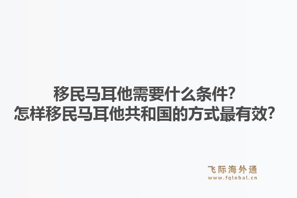 移民马耳他需要什么条件?怎样移民马耳他共和国的方式最有效?1.jpg