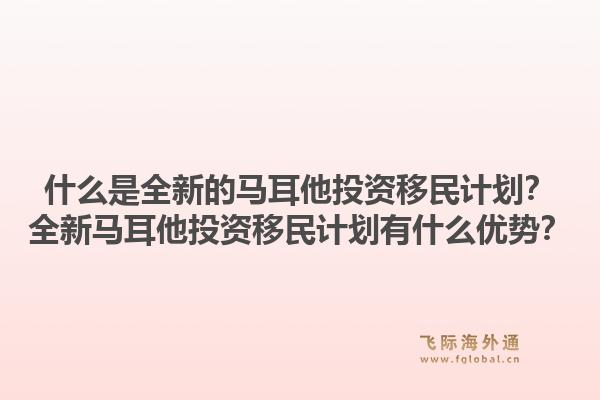 什么是全新的马耳他投资移民计划?全新马耳他投资移民计划有什么优势?1.jpg