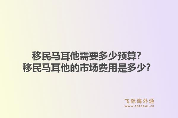 移民马耳他需要多少预算?移民马耳他的市场费用是多少?1.jpg