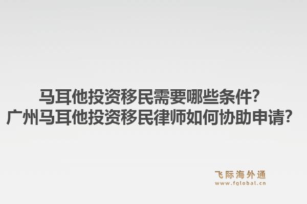 马耳他投资移民需要哪些条件？广州马耳他投资移民律师如何协助申请？1.jpg
