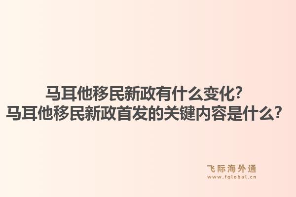 马耳他移民新政有什么变化?马耳他移民新政首发的关键内容是什么?1.jpg
