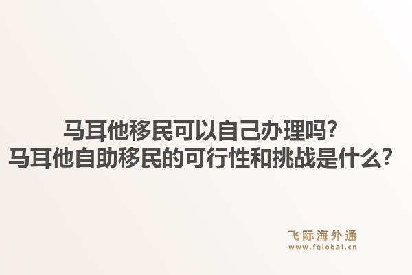 马耳他移民可以自己办理吗？马耳他自助移民的可行性和挑战是什么？1.jpg