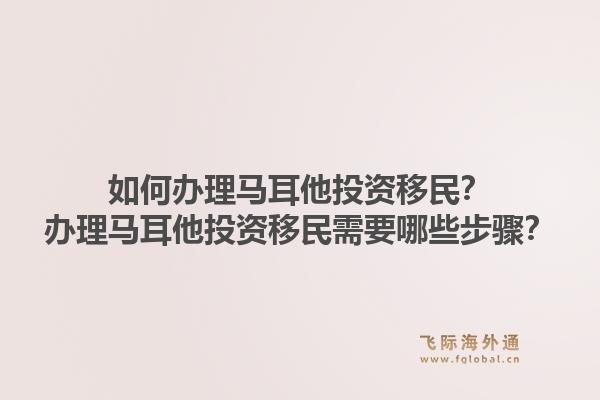 如何办理马耳他投资移民？办理马耳他投资移民需要哪些步骤？1.jpg