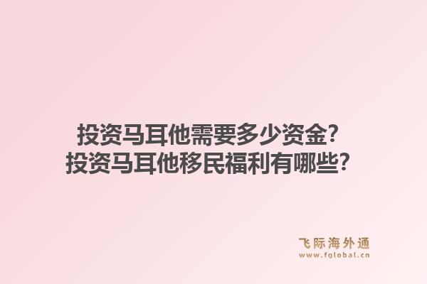 投资马耳他需要多少资金？投资马耳他移民福利有哪些？1.jpg