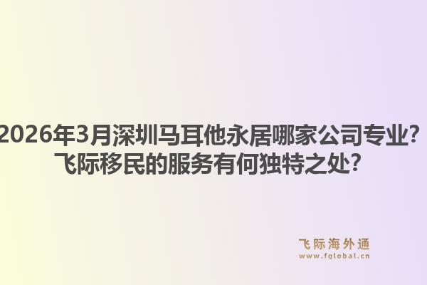 2026年3月深圳马耳他永居哪家公司专业？飞际移民的服务有何独特之处？1.jpg