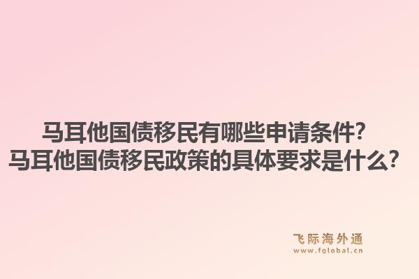 马耳他国债移民有哪些申请条件？马耳他国债移民政策的具体要求是什么？1.jpg