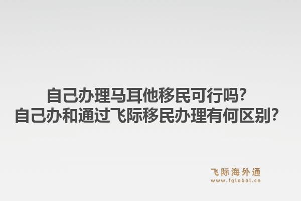 自己办理马耳他移民可行吗？自己办和通过飞际移民办理有何区别？1.jpg