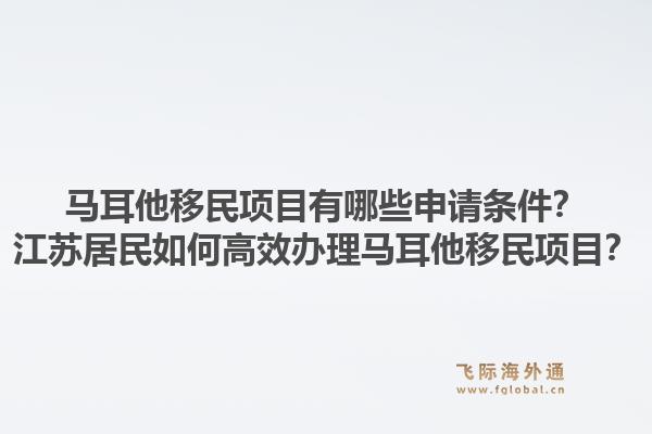 马耳他移民项目有哪些申请条件？江苏居民如何高效办理马耳他移民项目？1.jpg