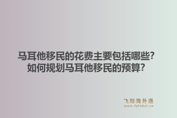 马耳他移民的花费主要包括哪些?如何规划马耳他移民的预算?1.jpg