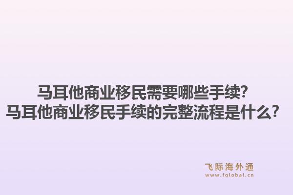 马耳他商业移民需要哪些手续？马耳他商业移民手续的完整流程是什么？1.jpg
