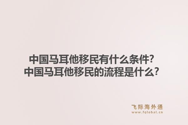 中国马耳他移民有什么条件？中国马耳他移民的流程是什么？