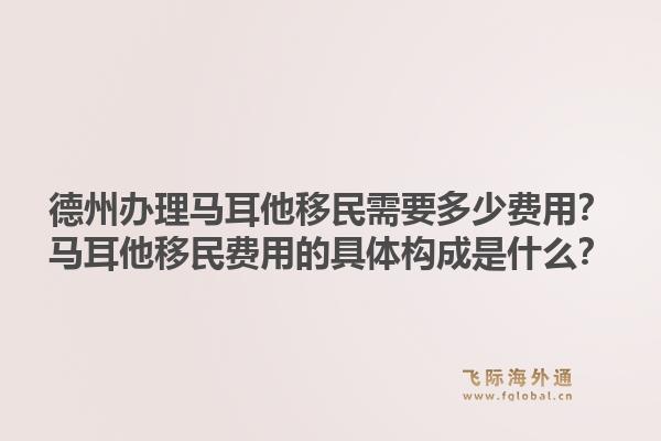 德州办理马耳他移民需要多少费用?马耳他移民费用的具体构成是什么?1.jpg