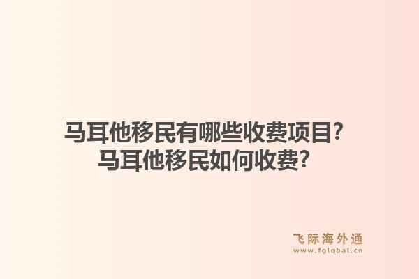 马耳他移民有哪些收费项目?马耳他移民如何收费?1.jpg