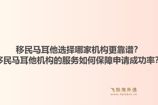 移民马耳他选择哪家机构更靠谱?移民马耳他机构的服务如何保障申请成功率?1.jpg