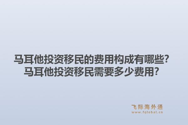 马耳他投资移民的费用构成有哪些?马耳他投资移民需要多少费用?1.jpg