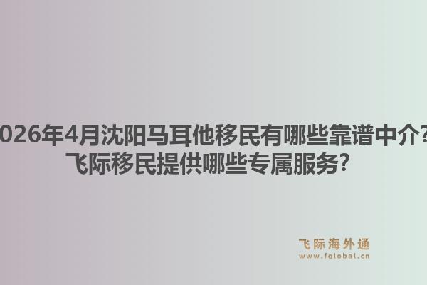 2026年4月沈阳马耳他移民有哪些靠谱中介？飞际移民提供哪些专属服务？1.jpg