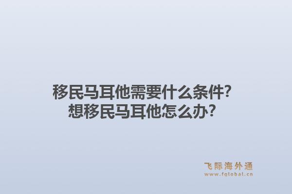 移民马耳他需要什么条件？想移民马耳他怎么办？1.jpg