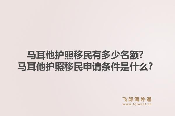 马耳他护照移民有多少名额？马耳他护照移民申请条件是什么？1.jpg