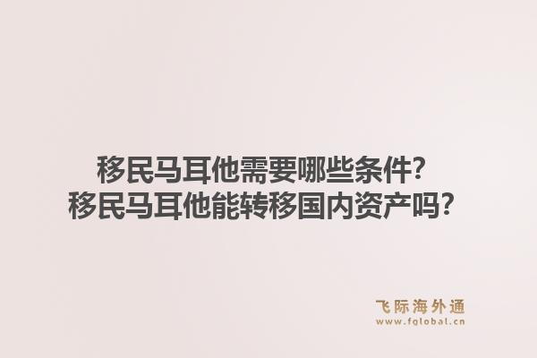 移民马耳他需要哪些条件？移民马耳他能转移国内资产吗？1.jpg