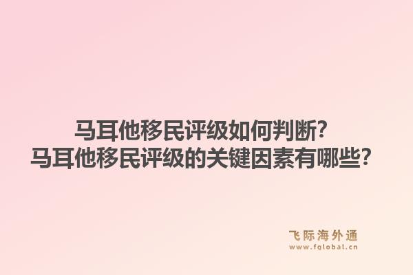 马耳他移民评级如何判断？马耳他移民评级的关键因素有哪些？1.jpg